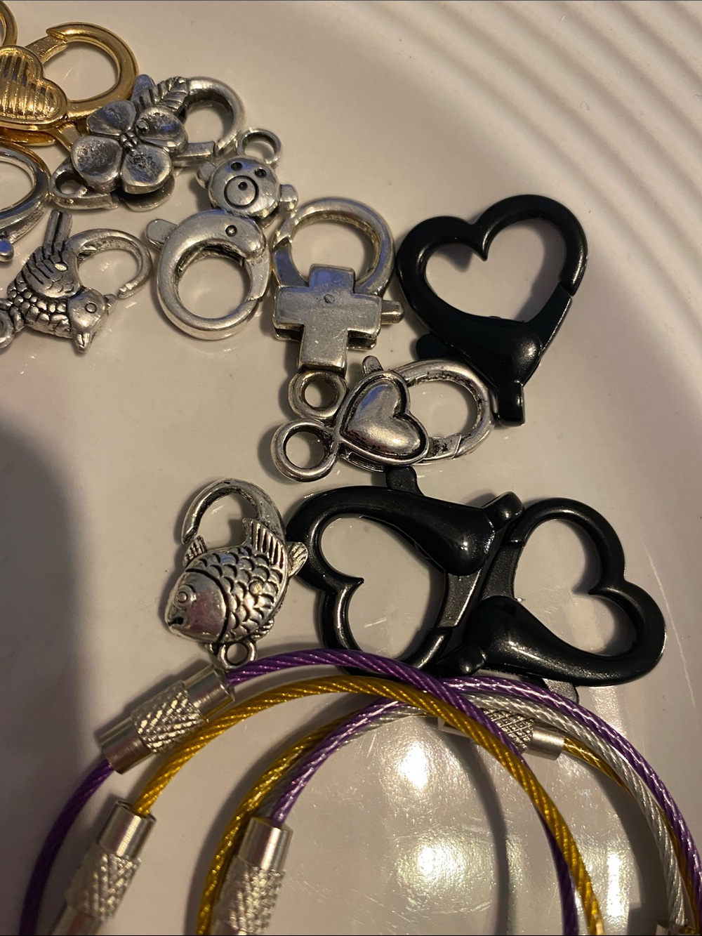 Bead Bundle Keychain Bag charm kit New - Picture 16 of 17